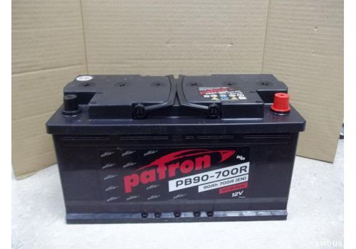 Аккумулятор 90AH/700A PATRON PB90-700R
