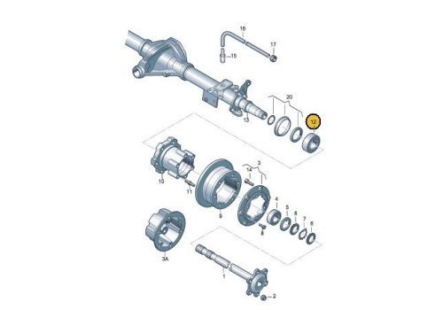 Подшипник ступицы задний 50 FAG  713668040