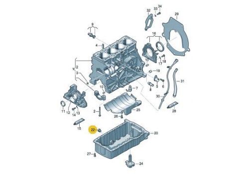 Пробка масляного поддона VAG N90813202