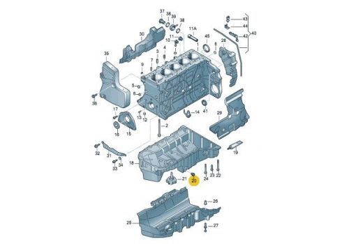 Пробка масляного поддона VAG N90813202
