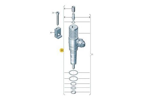 Ремкомплект для насос-форунки BOSCH 1417010997