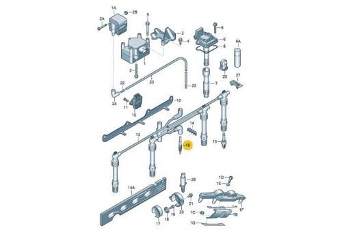 Свеча накала AXC AXB AXD AXE VAG N10579202