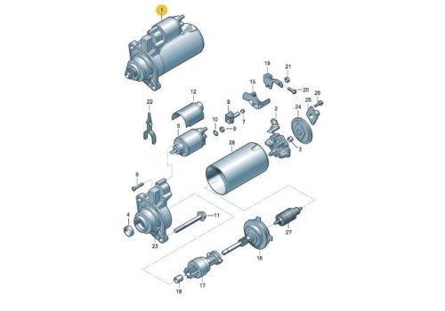 Стартер 1.9 KRAUF STB1293BA