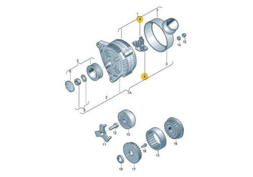 Таблетка генератора BOSCH F00M346137