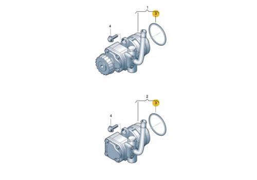 Насос ГУРа AXD,AXE,BNZ,BPC кольцо резиновое VAG 3D0422149