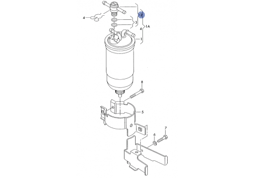 Клапан обратки BOSCH 1457414021