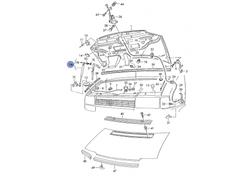 Амортизатор на капот MAGNETI MARELLI 430719075200