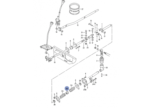 Втулка задняя на тягу КПП (маленькая) HANS PRIES/TOPRAN 103293756