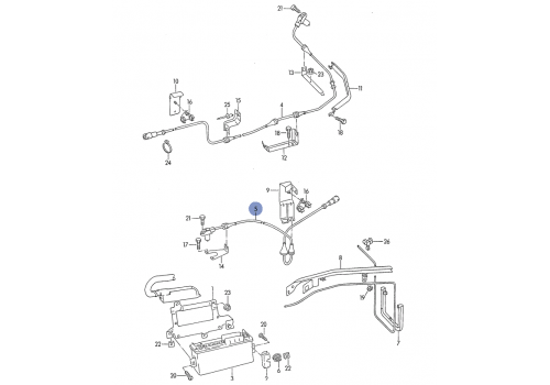 Датчик числа оборотов ABS VAG 701927807F