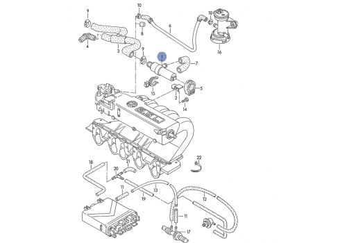 Клапан холостого хода AAF,ACU,AAC VDO 408-202-011-002Z