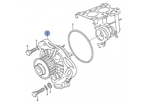 Помпа 79->> CP,DV,DW,1G,1S Hepu P527