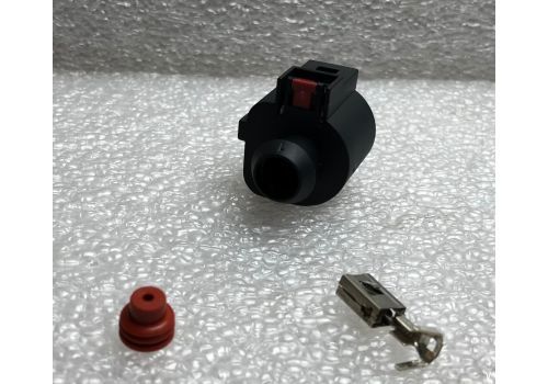 Корпус плоского разъема полукруглый 1 контак стартер T-5 TE PARTS 7741136 VAG 1K0973751