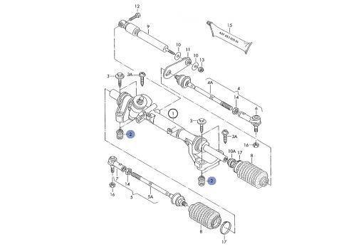 Втулка в рулевую рейку STARKE Automotive 153-943