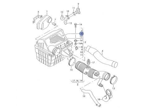 Фильтр воздушный квадратный 08`95->> MAHLE LX537