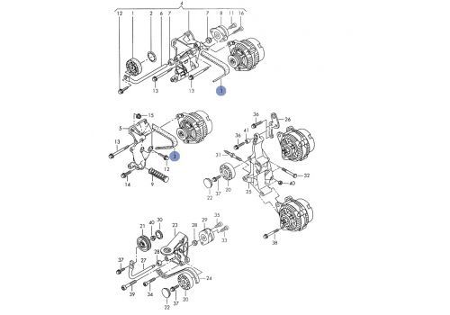 Ремень генератора поликлиновый 93->> +AAC BOSCH 1987947938