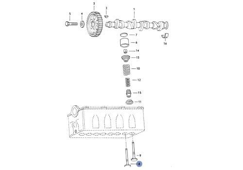 Клапан впускной D34,L105 FRECCIA R3646/S