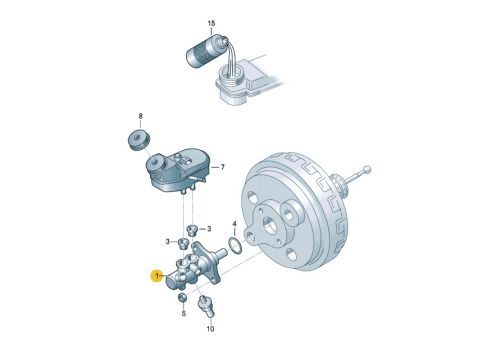 Главный тормозной цилиндр METELLI 05-0832