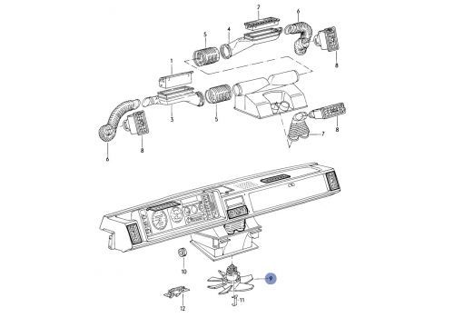 Мотор печки BOSCH 0130007027