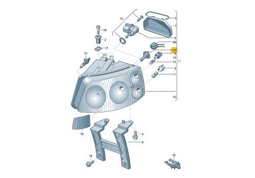Лампа Н7 12V 55W Plus 90 BOSCH 1987301078