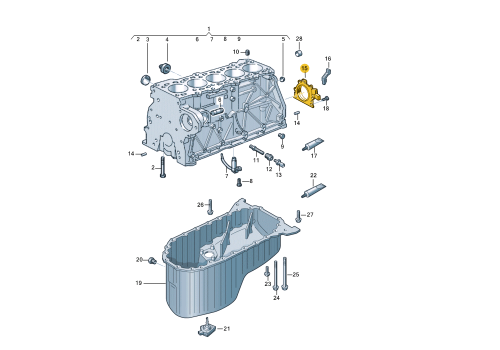 Cальник задний с крышкой CEBA CEBB CECA CECB CORTECO 20036356B