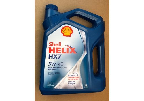 Моторное масло SHELL HELIX HX7 4 л синтетическое SHELL 550051497,550040341