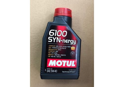 Моторное масло MOTUL 6100 SYN-NERGY 5W-40 1 л MOTUL 107975