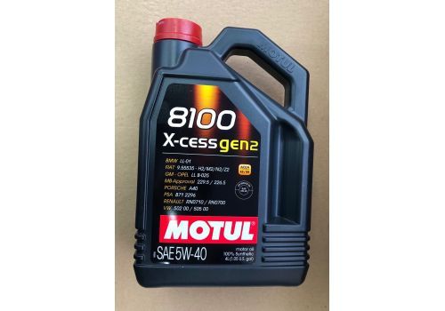 Моторное масло MOTUL 8100 X-CESS 5W-40 4 л MOTUL 109775