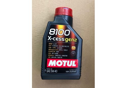 Моторное масло MOTUL 8100 X-CESS 5W-40 1 л MOTUL 109774