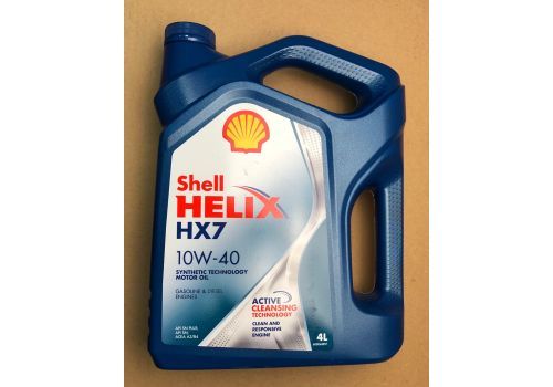 Моторное масло SHELL HELIX HX7 4 л полусинтетическое SHELL 550051575
