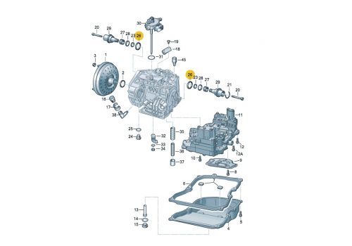 КПП сальник VAG 09K301189