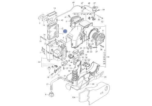 Радиатор печки для кондиционера MAHLE AH69000S