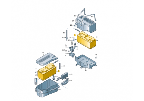 Аккумулятор 95AH/420A +LT-2 +CRAFTER VAG JZW915105E