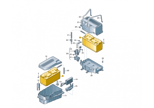 Аккумулятор 95AH/450A +LT-2 +CRAFTER VAG 000915105DK