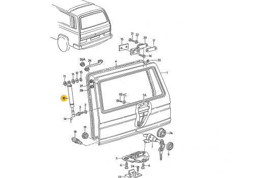 Амортизатор на заднюю дверь MAGNETI MARELLI 430719010500