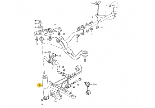 Амортизатор передний газ BILSTEIN 19-028514