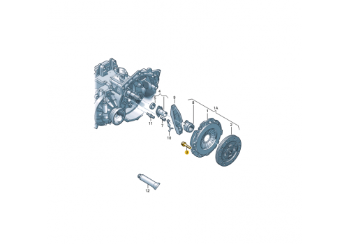 Болт корзины М7х26 + Т-5 VAG N10101001