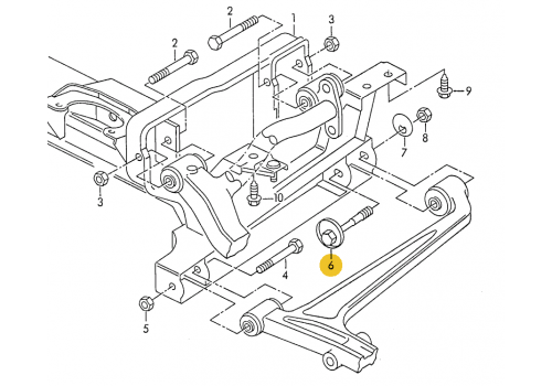 Болт схождения колеса М14x90 к-т FEBEST 2329-005-KIT