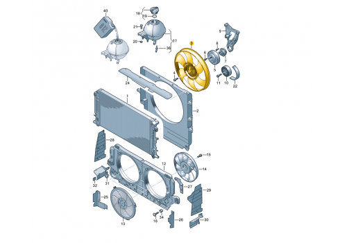 Вентилятор вискомуфты BorgWarner BERU LKK038