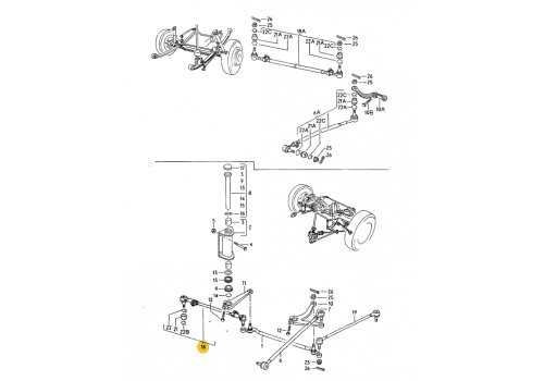 Рулевая тяга левая регулируемая LT 28-35 NK 5004720