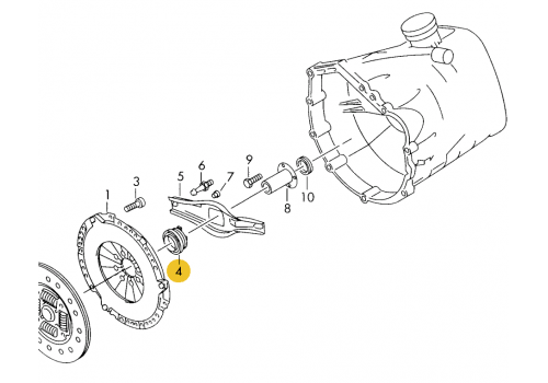 Выжимной подшипник VAG 000141165