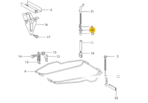 Гайка M10 VAG N10155211