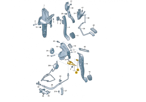 Главный цилиндр сцепления FTE KG15037.4.10