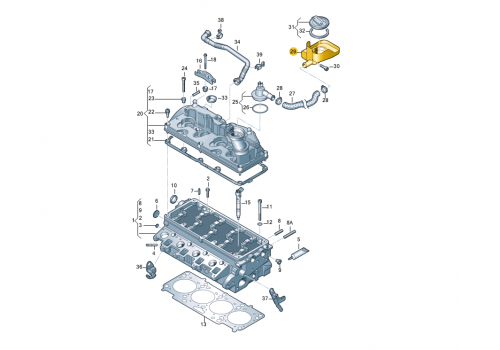 Горловина маслозаливная 2.0 VAG 03L115308