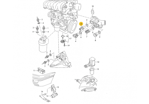 Датчик температурный Vernet WS2604