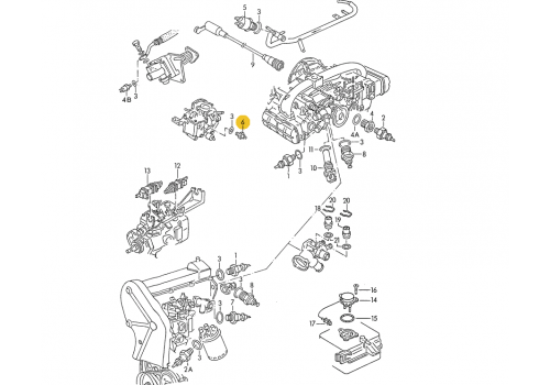 Датчик температуры в карбюратор VAG 035919369D