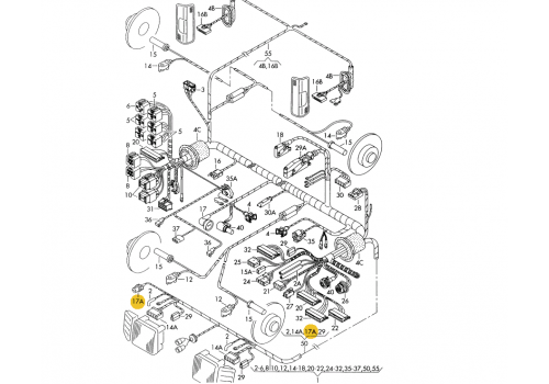 Жгут проводов для поворотника VAG 2D0970950BK