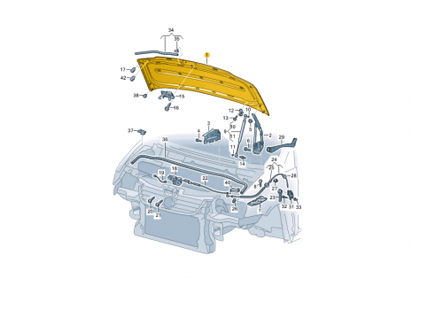 Капот TYG VW20030A