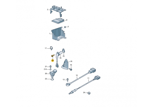 Кожух ремня ГРМ болт M6x16 VAG N10082912