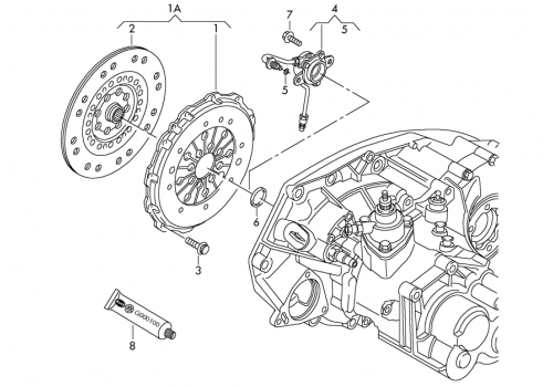 Комплект сцепления 2.8 AES SACHS 3000828901