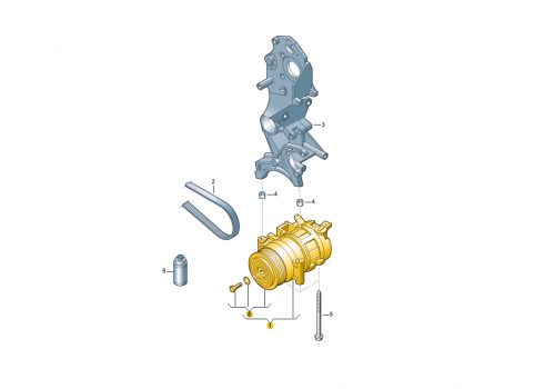 Компрессор кондиционера DENSO DCP32050